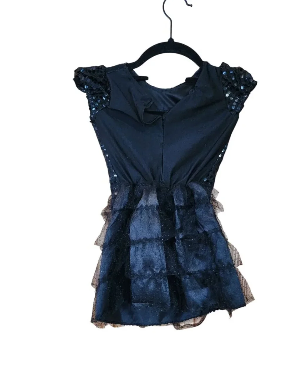 Bat Girl Black Tutu Dress Halloween Dress Up Girls Size Small